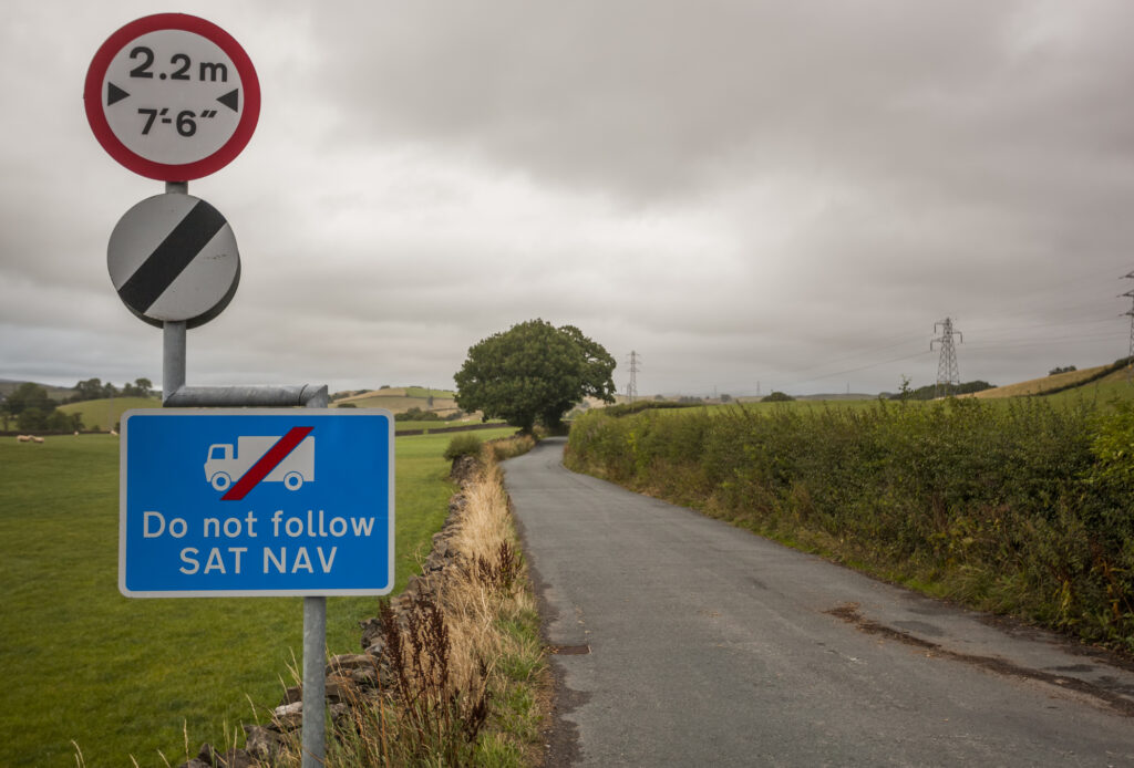 Generic sat nav apps are not suitable for HGVs